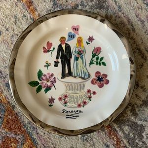 Anthropology Wedding Plate